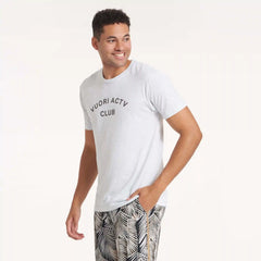 ACTV Club Tee | White Heather