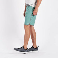 Banks Short Unlined 7" | Aloe Linen Texture