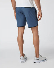 Banks Short Unlined 7" | Azure Linen Texture