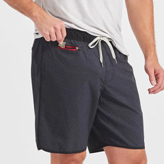 Banks Short Unlined 7" | Black Micro Dot
