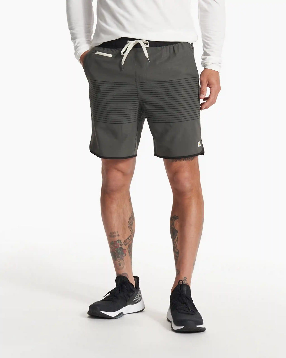 Banks Short Unlined 7" | Balsam Stripe