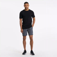 Banks Short Unlined 7" | Engineered Charcoal Stripe