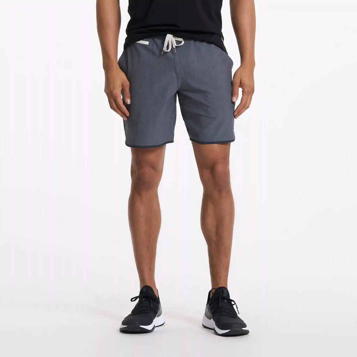 Banks Short Unlined 7" | Engineered Charcoal Stripe