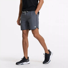 Banks Short Unlined 7" | Engineered Charcoal Stripe