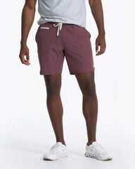 Banks Short Unlined 7" | Chestnut Linen Texture