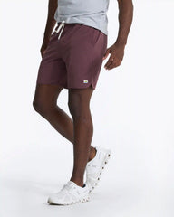 Banks Short Unlined 7" | Chestnut Linen Texture