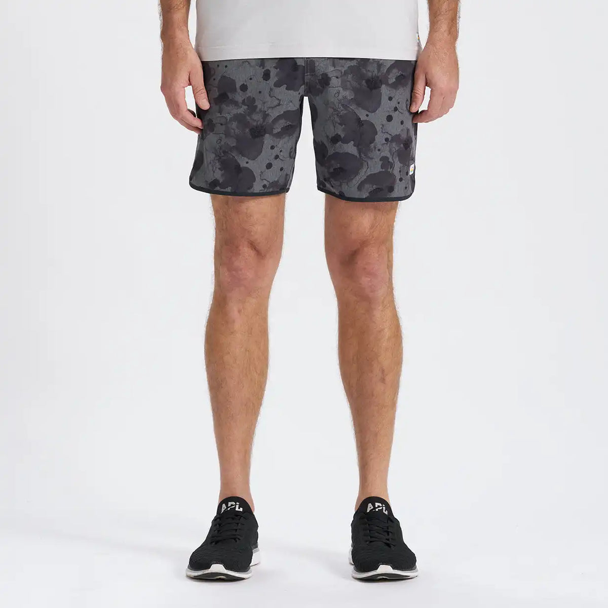 Banks Short Unlined 7" | Charcoal Water Drop