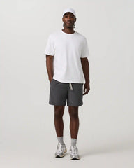 Banks Short Unlined 7" | Dark Pewter Slub Stripe