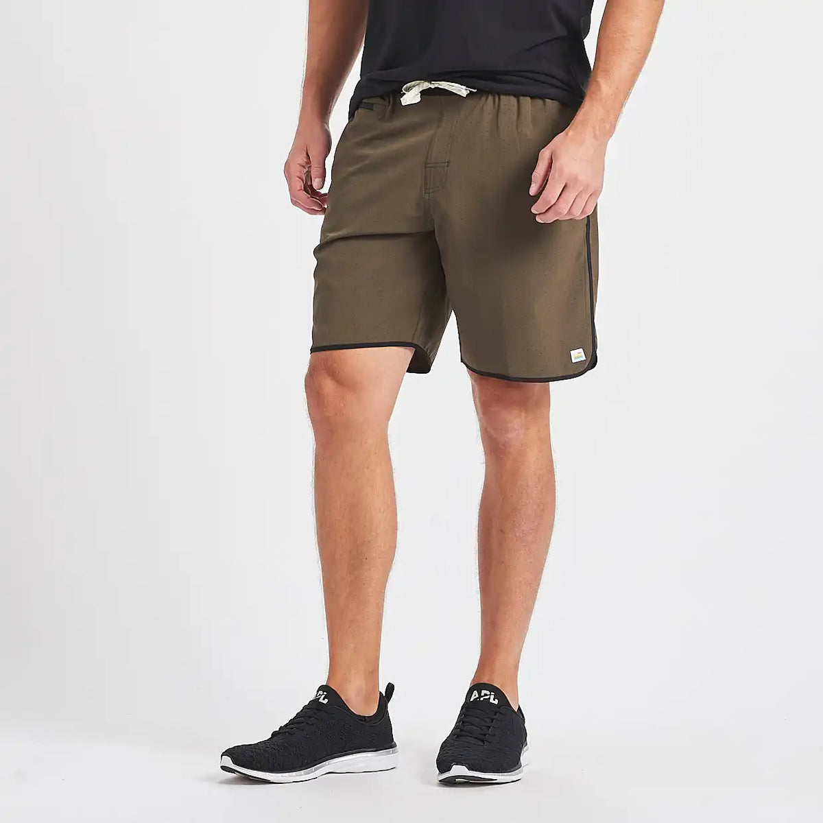 Banks Short Unlined 7" | Evergreen Micro Dot