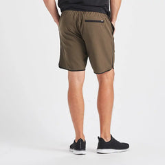 Banks Short Unlined 7" | Evergreen Micro Dot