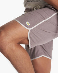 Banks Short Unlined 7" | Hazel Linen Texture