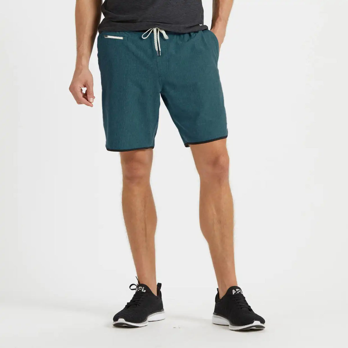 Banks Short Unlined 7" | Palm Linen Texture
