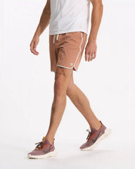 Banks Short Unlined 7" | Palo Santo Linen Texture
