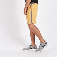 Banks Short Unlined 7" | Saffron Linen Texture
