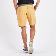 Banks Short Unlined 7" | Saffron Linen Texture
