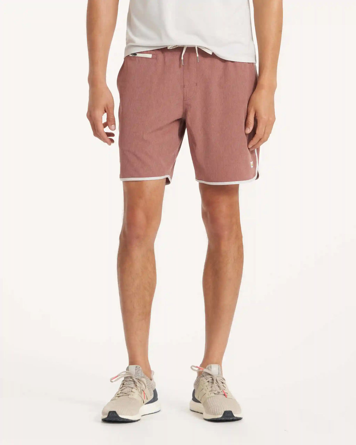 Banks Short Unlined 7" | Terracotta Linen Texture