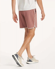 Banks Short Unlined 7" | Terracotta Linen Texture