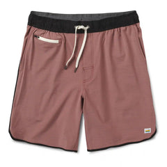 Banks Short Unlined 7" | Terracotta Slub Stripe