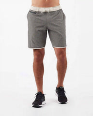 Banks Short Unlined 7" | Grey Linen Texture