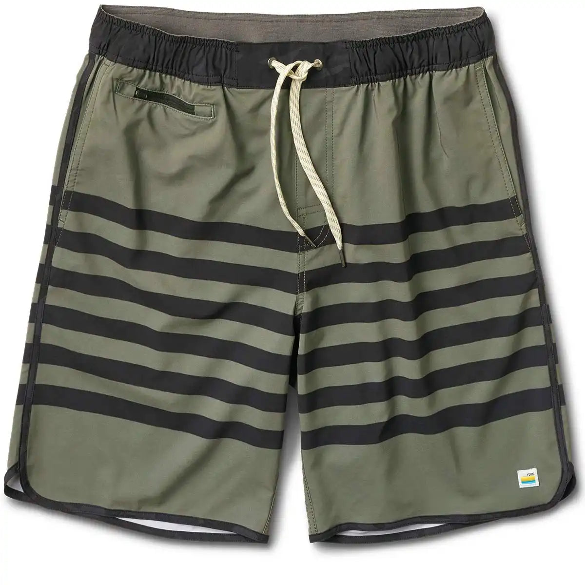 Banks Short Unlined 7" | Army Stripe