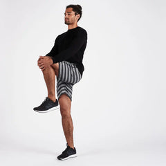 Trail Short | Charcoal Micro Stripe