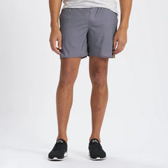 Trail Short | Charcoal Heather Texture
