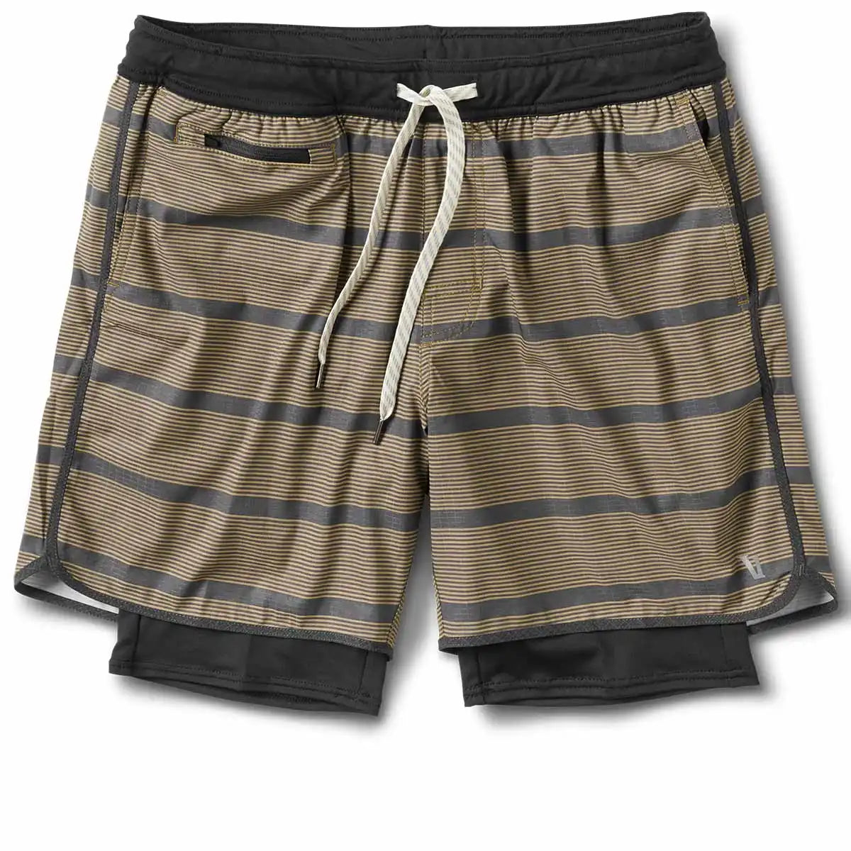 Stockton Short | Charcoal Acorn Stripe