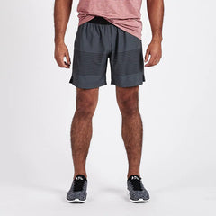 Rush Short | Charcoal Black Stripe