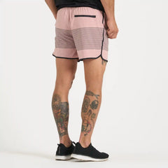 Banks Short Unlined 5" | Burnt Clay Stripe