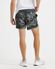Banks Short Unlined 5" | Grey Camo