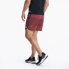 Banks Short Unlined 5" | Currant Stripe