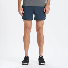 Banks Short Unlined 5" | Indigo Splatter