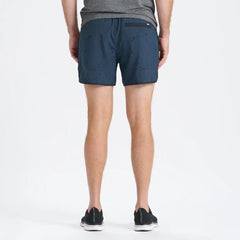 Banks Short Unlined 5" | Indigo Splatter