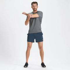 Banks Short Unlined 5" | Indigo Splatter