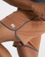 Banks Short Unlined 5" | Palo Santo Slub Stripe