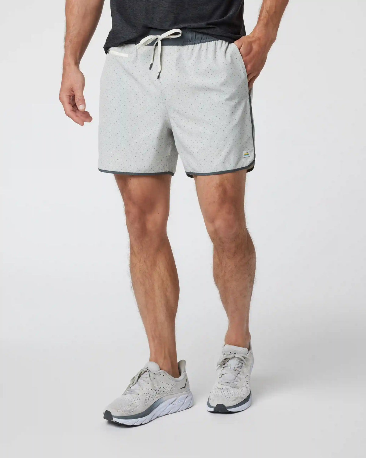Banks Short Unlined 5" | Sky Grey Micro Dot