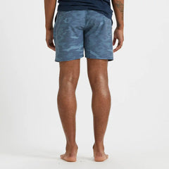 Cape Short | Indigo Watercolor Camo