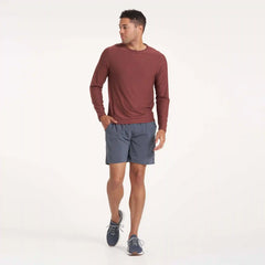 Long Sleeve Strato Tech Tee | Cedar Heather