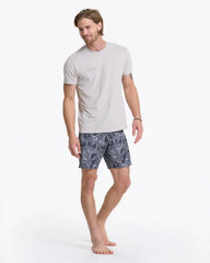 Infinity Boardshort | Charcoal Hydrangea