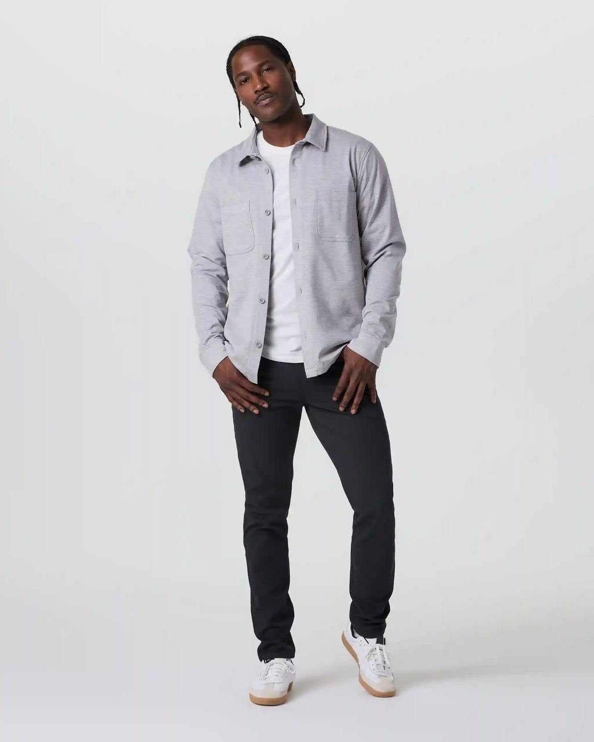 Vuori Meta™ Twill Pant Athletic Slim 32" | Black