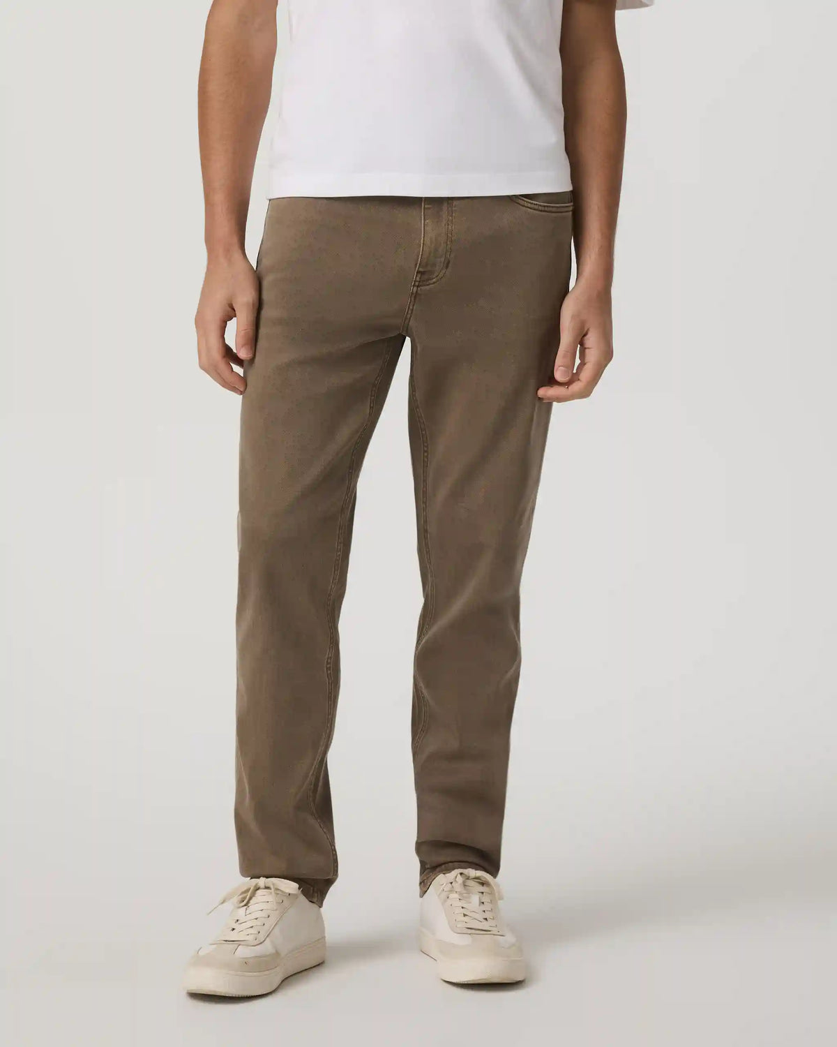 Benton Stretch Twill Pant Athletic Slim Fit 30" | Peppercorn