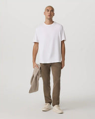 Benton Stretch Twill Pant Athletic Slim Fit 32" | Peppercorn