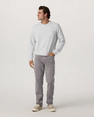 Benton Stretch Twill Pant Classic Fit 30" | Cavern Grey