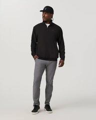 Aim Trouser Athletic Slim Fit 30" | Gull Grey Linen Texture