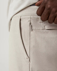 Aim Trouser Athletic Slim Fit 32" | Khaki Linen Texture