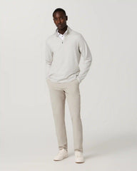 Aim Trouser Athletic Slim Fit 30" | Khaki Linen Texture
