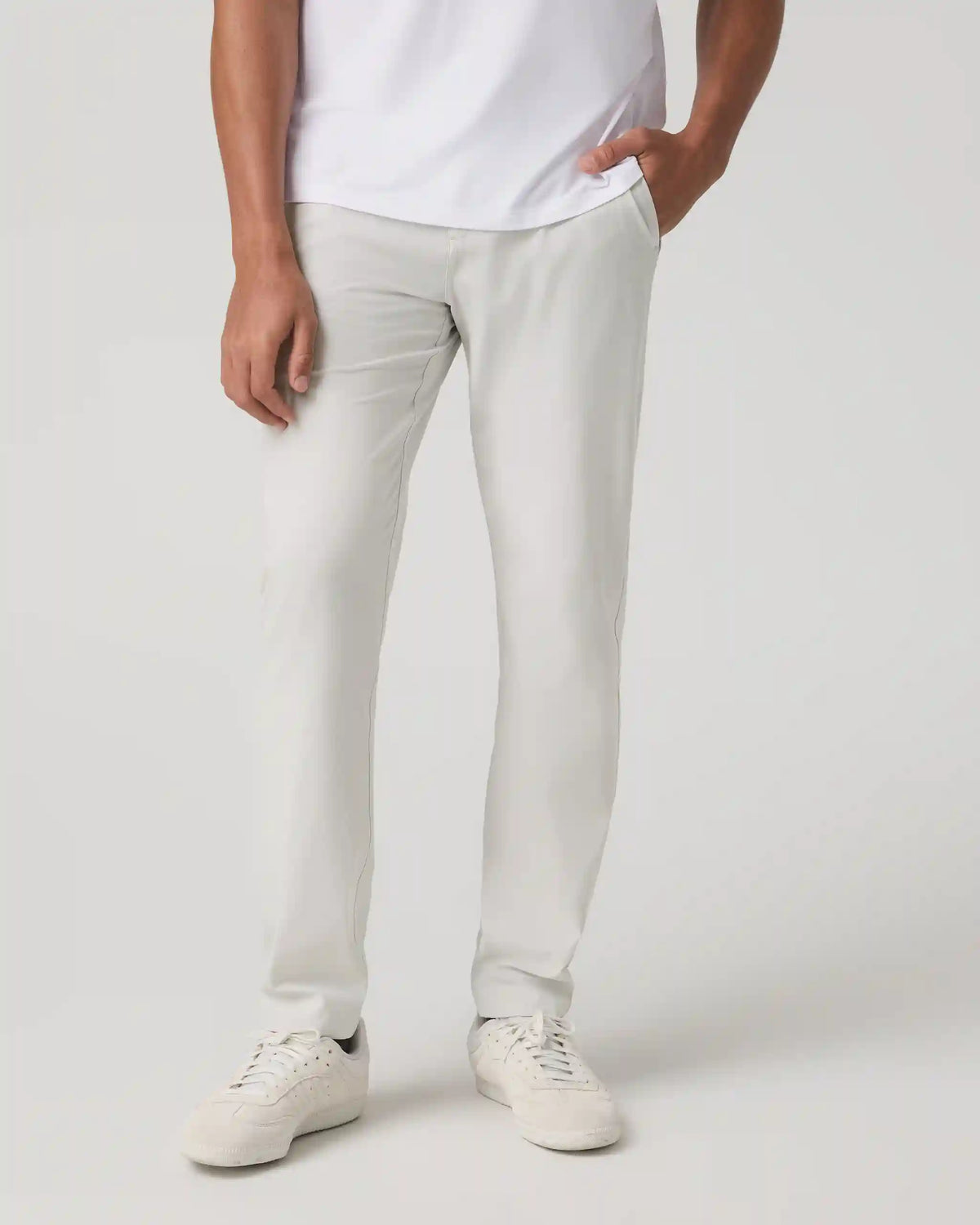 Aim Trouser Athletic Slim Fit 32" | Salt Linen Texture