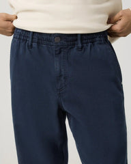 Benton Twill Elastic Waist Pant Relaxed Fit 30" | Ink