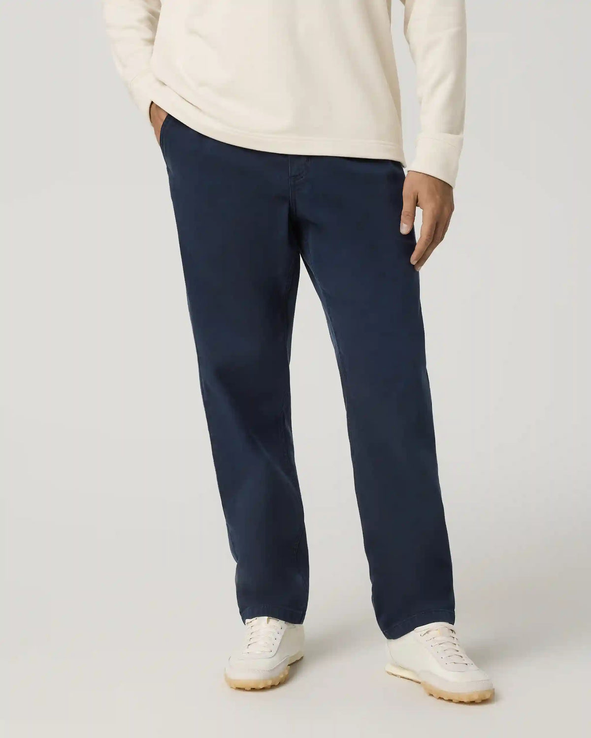 Benton Twill Elastic Waist Pant Relaxed Fit 30" | Ink