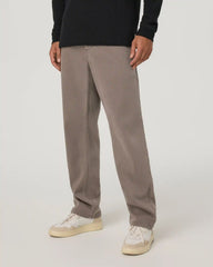 Benton Twill Elastic Waist Pant Relaxed Fit 30" | Smokey Taupe